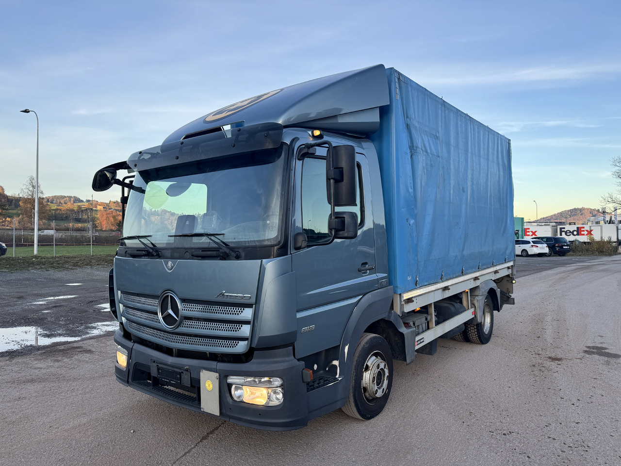 MERCEDES-BENZ Atego 818 - Camion cu prelată: Foto 1 MERCEDES-BENZ Atego 818 - Camion cu prelată: Foto 1