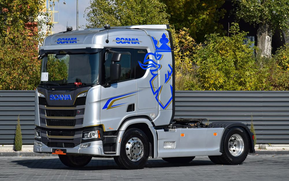 Scania R450 / HYDRAULIKA / RETARDER / ACC / KLIMA / FULL LEDY / ALUFELGI / SERWISOWANA / SPROWADZONA - Cap tractor: Foto 1 Scania R450 / HYDRAULIKA / RETARDER / ACC / KLIMA / FULL LEDY / ALUFELGI / SERWISOWANA / SPROWADZONA - Cap tractor: Foto 1