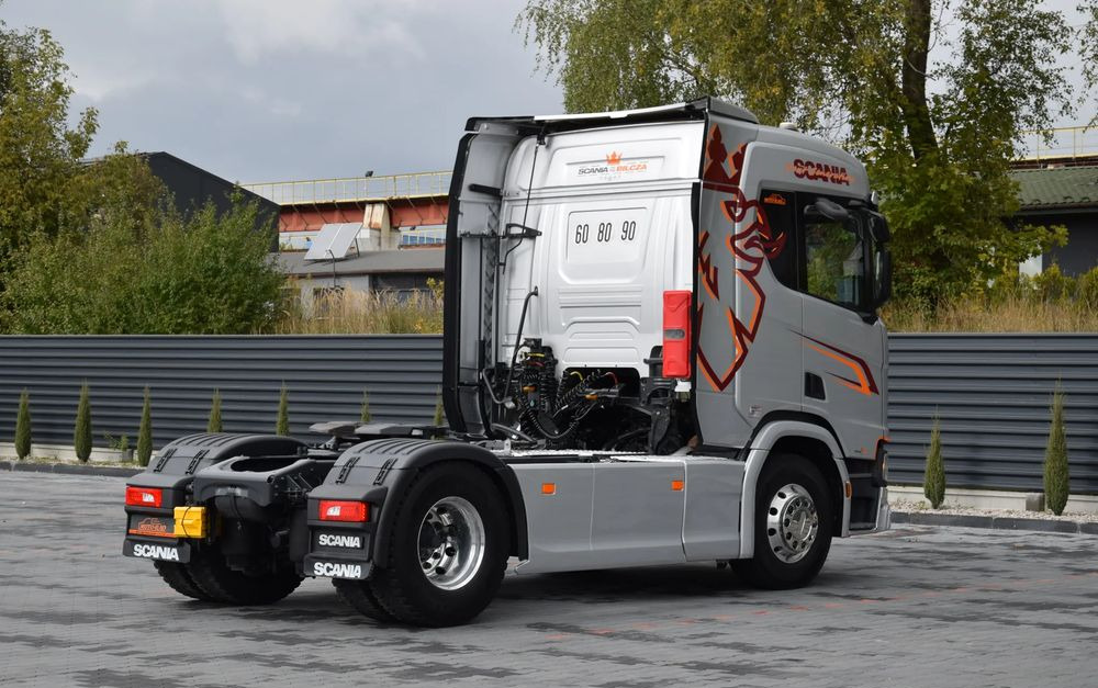 Scania R450 / HYDRAULIKA / RETARDER / ACC / KLIMA / FULL LEDY / ALUFELGI / SERWISOWANA / SPROWADZONA - Cap tractor: Foto 5 Scania R450 / HYDRAULIKA / RETARDER / ACC / KLIMA / FULL LEDY / ALUFELGI / SERWISOWANA / SPROWADZONA - Cap tractor: Foto 5