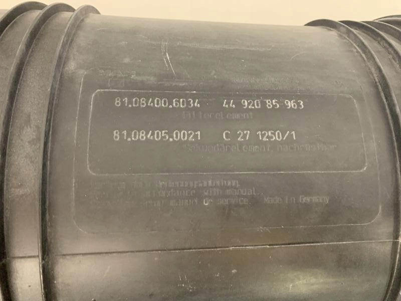 FILTR POWIETRZA OBUDOWA FILTRA MAN TGS TGX TGA - Filtru de aer pentru Camion: Foto 4 FILTR POWIETRZA OBUDOWA FILTRA MAN TGS TGX TGA - Filtru de aer pentru Camion: Foto 4