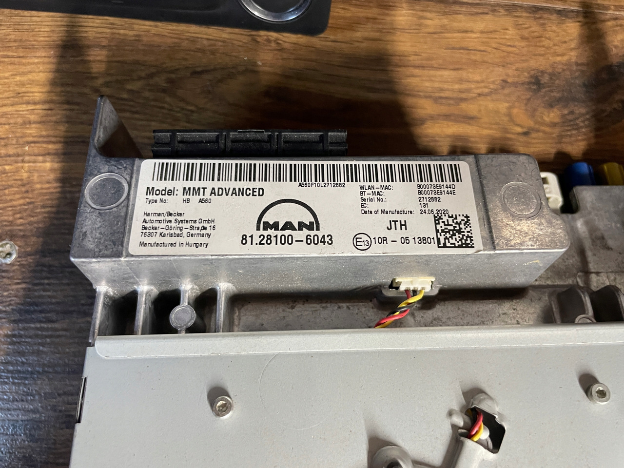 RADIO NAWIGACJA MAN TGS TGX EURO 6 81281006043 WYMIENIONY WYŚWIETLACZ - Sistem de navigare pentru Camion: Foto 4 RADIO NAWIGACJA MAN TGS TGX EURO 6 81281006043 WYMIENIONY WYŚWIETLACZ - Sistem de navigare pentru Camion: Foto 4