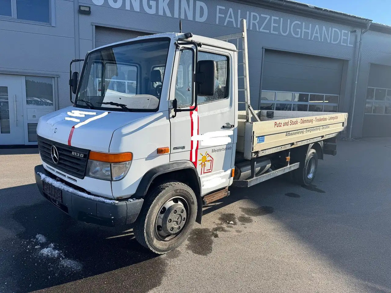 Mercedes-Benz Vario 813D Pritsche Lang AHK - Camion basculantă: Foto 1 Mercedes-Benz Vario 813D Pritsche Lang AHK - Camion basculantă: Foto 1