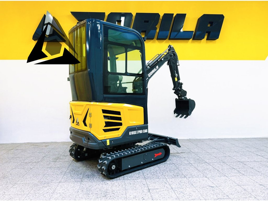 Pásový minibagr GORILA G18SE I PRO CAB - Mini excavator: Foto 5 Pásový minibagr GORILA G18SE I PRO CAB - Mini excavator: Foto 5