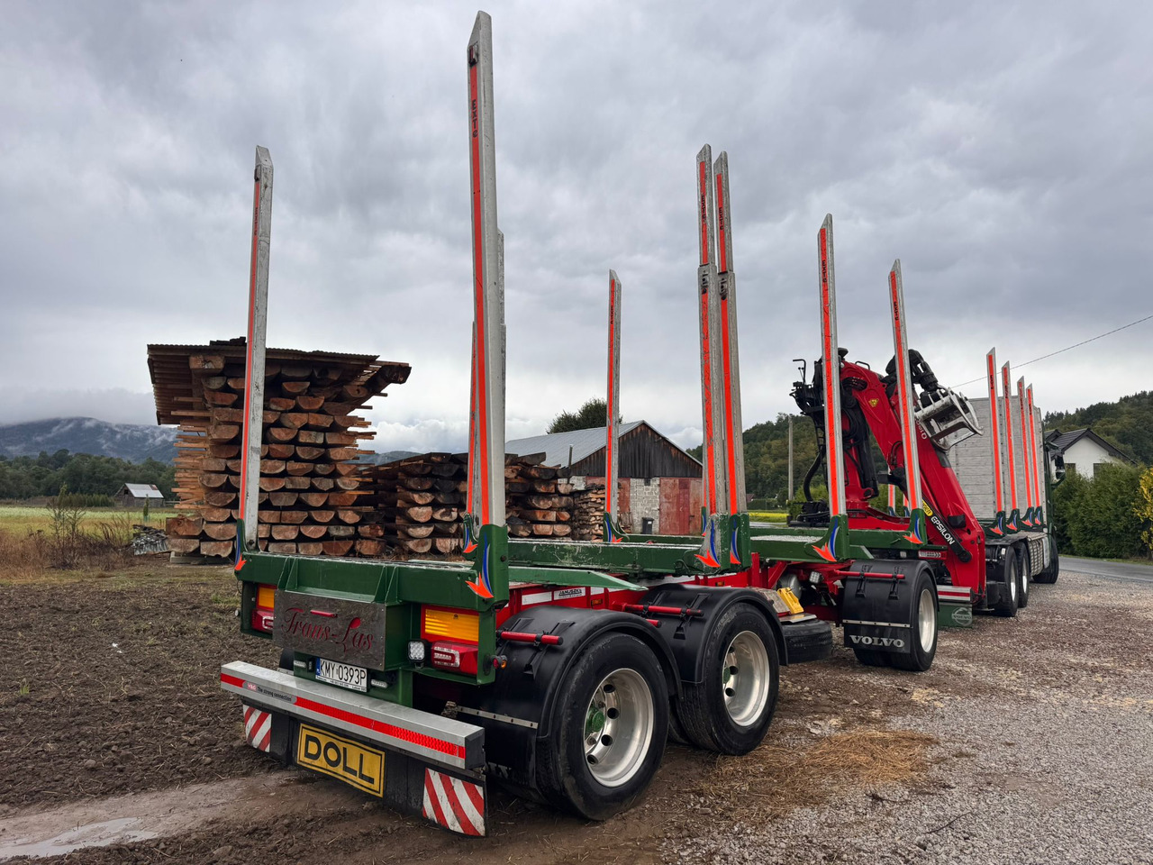 PRZYCZEPA - Remorcă transport busteni: Foto 3 PRZYCZEPA - Remorcă transport busteni: Foto 3