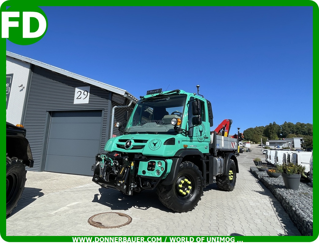Unimog U318 - UHN mit Ladekran und Forstgreifer , Traumzustand - Camion cu macara: Foto 2 Unimog U318 - UHN mit Ladekran und Forstgreifer , Traumzustand - Camion cu macara: Foto 2