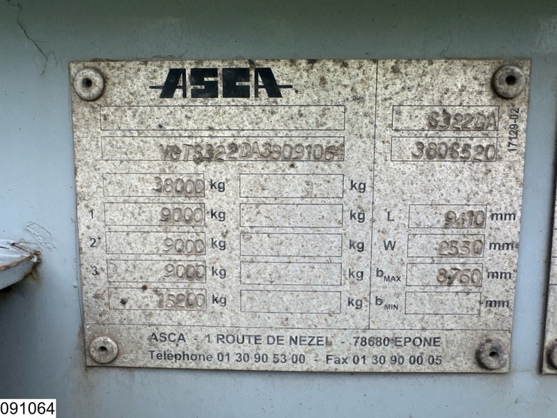 ASCA Chassis 10 / 20 / 30 ft, ADR - Semiremorcă transport containere/ Swap body: Foto 4 ASCA Chassis 10 / 20 / 30 ft, ADR - Semiremorcă transport containere/ Swap body: Foto 4