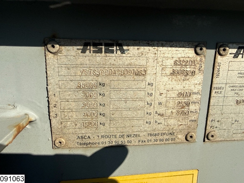 ASCA Chassis 10 / 20 / 30 ft, ADR - Semiremorcă transport containere/ Swap body: Foto 4 ASCA Chassis 10 / 20 / 30 ft, ADR - Semiremorcă transport containere/ Swap body: Foto 4