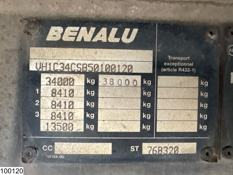 Benalu kipper 25.6 m3 - Semiremorcă basculantă: Foto 4 Benalu kipper 25.6 m3 - Semiremorcă basculantă: Foto 4