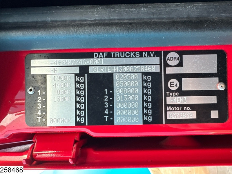 DAF XF 480 EURO 6, Retarder, Standairco, PTO - Cap tractor: Foto 5 DAF XF 480 EURO 6, Retarder, Standairco, PTO - Cap tractor: Foto 5
