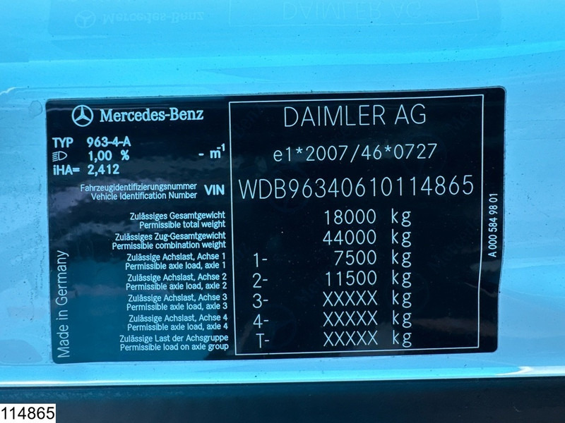 Leasing de Mercedes-Benz Actros 1843 EURO 6 Mercedes-Benz Actros 1843 EURO 6: Foto 7