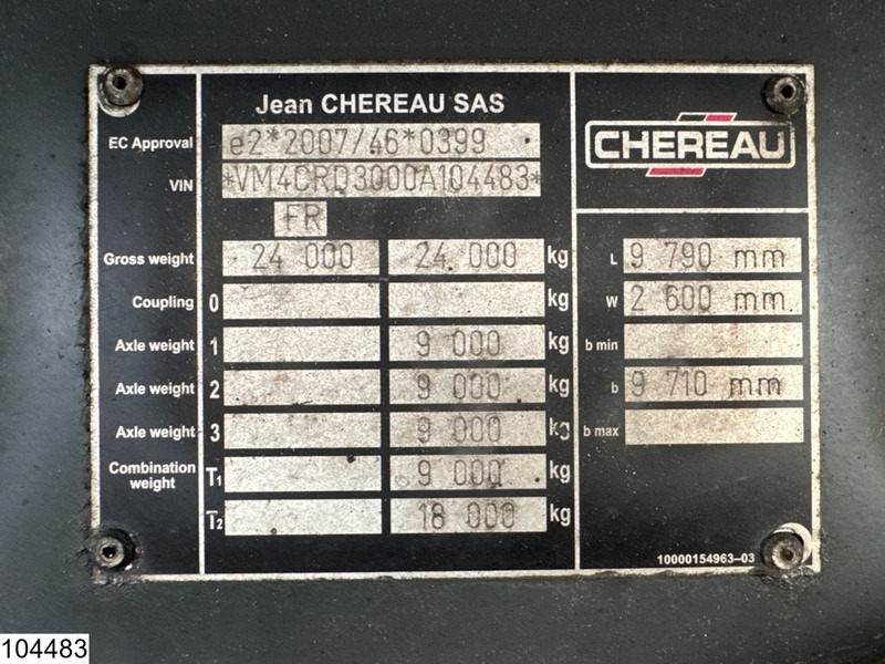 Chereau Autonoom Carrier Vector 1350 - Remorcă frigider: Foto 4 Chereau Autonoom Carrier Vector 1350 - Remorcă frigider: Foto 4