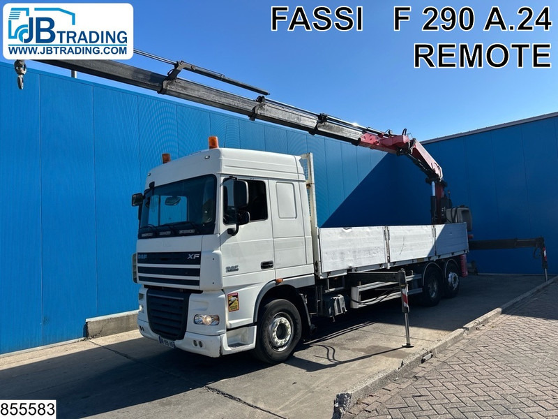 DAF XF 410 6x2, Fassi, Retarder, Remote - Camion platformă, Camion cu macara: Foto 1 DAF XF 410 6x2, Fassi, Retarder, Remote - Camion platformă, Camion cu macara: Foto 1