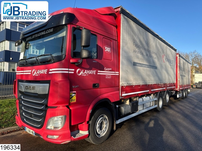 DAF XF 480 6x2, EURO 6, Combi, Dhollandia, 110 m3 - Camion cu prelată: Foto 1 DAF XF 480 6x2, EURO 6, Combi, Dhollandia, 110 m3 - Camion cu prelată: Foto 1