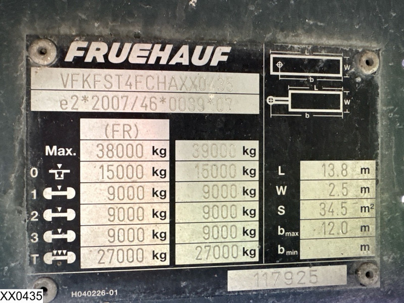 Fruehauf open laadbak - Semiremorcă platformă: Foto 4 Fruehauf open laadbak - Semiremorcă platformă: Foto 4
