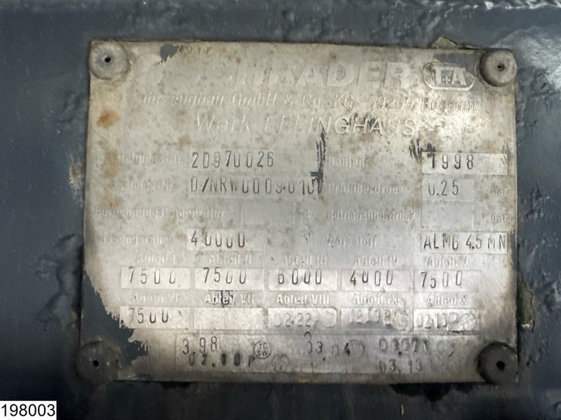 Hage und Knapp 40.000 Liter, 6 Comp, ADR - Semiremorcă cisternă: Foto 4 Hage und Knapp 40.000 Liter, 6 Comp, ADR - Semiremorcă cisternă: Foto 4