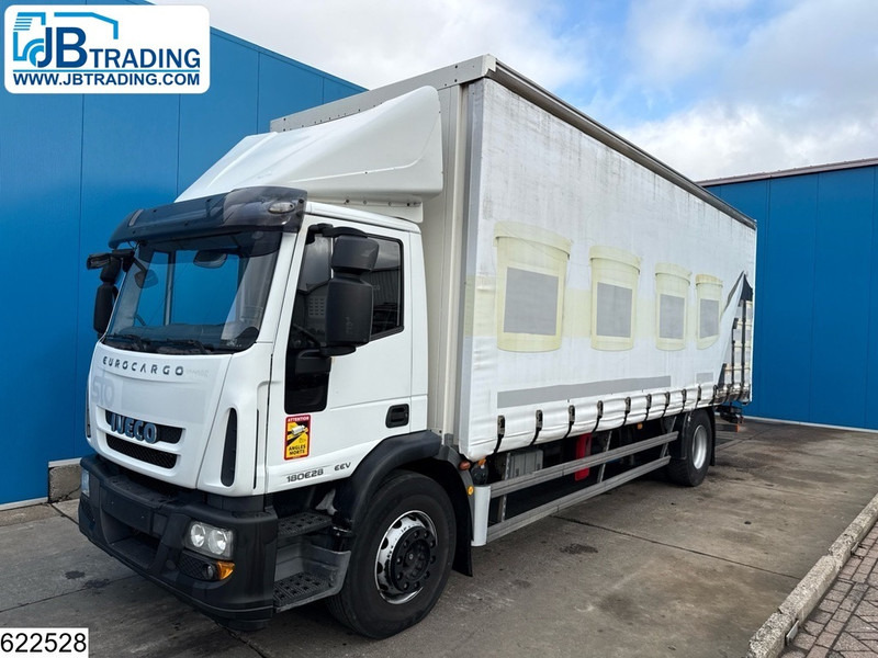 Iveco Eurocargo 180E28 EURO 5 EEV, Dhollandia - Camion cu prelată: Foto 1 Iveco Eurocargo 180E28 EURO 5 EEV, Dhollandia - Camion cu prelată: Foto 1