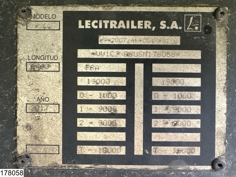 Lecitrailer Middenas Frigoblock EK 13 U - Remorcă frigider: Foto 5 Lecitrailer Middenas Frigoblock EK 13 U - Remorcă frigider: Foto 5