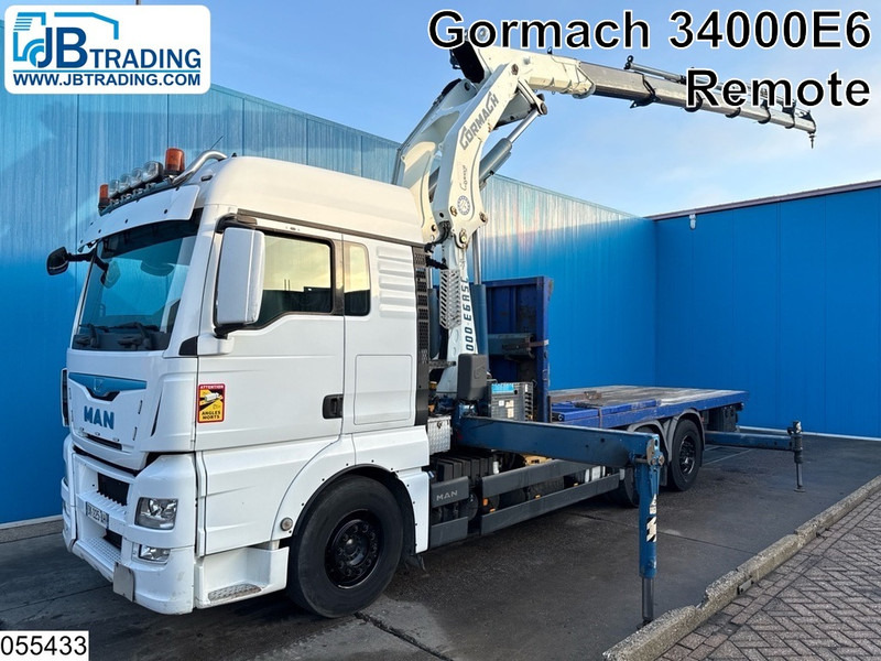 MAN TGX 26 440 6x2. EURO 6, Gormach, Remote, Retarder - Camion platformă, Camion cu macara: Foto 1 MAN TGX 26 440 6x2. EURO 6, Gormach, Remote, Retarder - Camion platformă, Camion cu macara: Foto 1