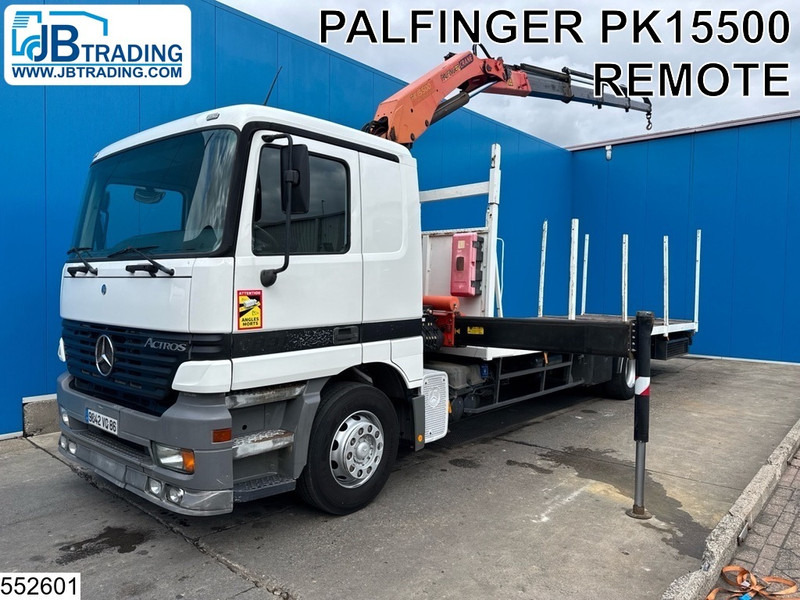 Mercedes-Benz Actros 1831 Palfinger, Remote, Manual - Camion platformă, Camion cu macara: Foto 1 Mercedes-Benz Actros 1831 Palfinger, Remote, Manual - Camion platformă, Camion cu macara: Foto 1