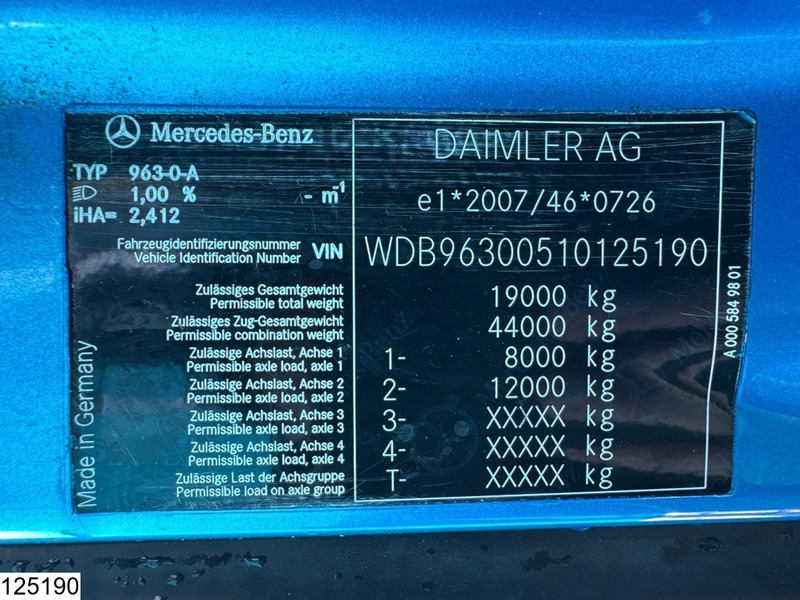 Camion transport auto Mercedes-Benz Actros 2043 EURO 6, ROLFO, Hydraulics, Winch: Foto 8