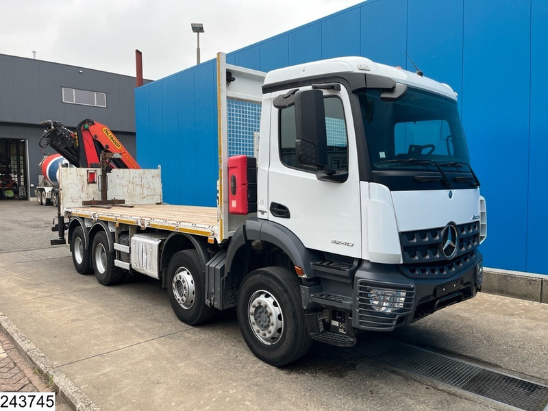Mercedes-Benz Arocs 3240 8X4, EURO 6, Steel suspension, Palfinger - Camion platformă, Camion cu macara: Foto 3 Mercedes-Benz Arocs 3240 8X4, EURO 6, Steel suspension, Palfinger - Camion platformă, Camion cu macara: Foto 3