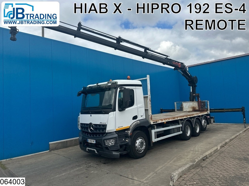 Mercedes-Benz Arocs 3243 8x4, EURO 6, Hiab, Remote - Camion platformă, Camion cu macara: Foto 1 Mercedes-Benz Arocs 3243 8x4, EURO 6, Hiab, Remote - Camion platformă, Camion cu macara: Foto 1