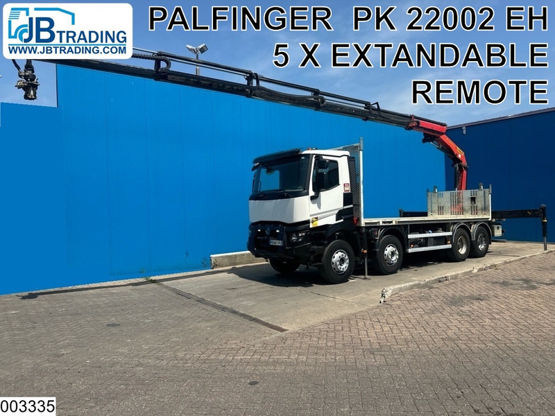 Renault C 430 8X4, EURO 6, Steel suspension, Palfinger - Camion platformă, Camion cu macara: Foto 1 Renault C 430 8X4, EURO 6, Steel suspension, Palfinger - Camion platformă, Camion cu macara: Foto 1