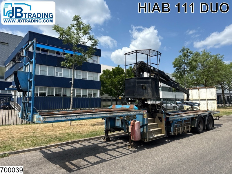 Samro open laadbak Hiab - Semiremorcă platformă: Foto 1 Samro open laadbak Hiab - Semiremorcă platformă: Foto 1