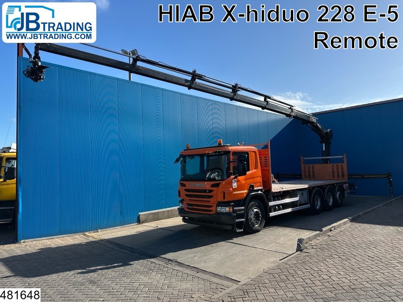 Scania P 410 8x4, EURO 6, HIAB, Remote - Camion platformă, Camion cu macara: Foto 1 Scania P 410 8x4, EURO 6, HIAB, Remote - Camion platformă, Camion cu macara: Foto 1