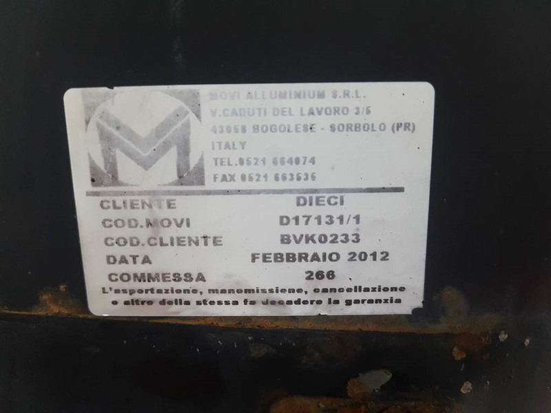 Dieci Telehandler-BVK0233-Cooler/Kühler/Koeler - Motor şi piese pentru Utilaje constructii: Foto 3 Dieci Telehandler-BVK0233-Cooler/Kühler/Koeler - Motor şi piese pentru Utilaje constructii: Foto 3