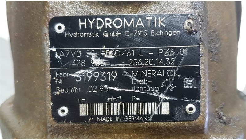 Hydromatik A7VO55HD1D/61L - Load sensing pump - Hidraulică: Foto 4 Hydromatik A7VO55HD1D/61L - Load sensing pump - Hidraulică: Foto 4