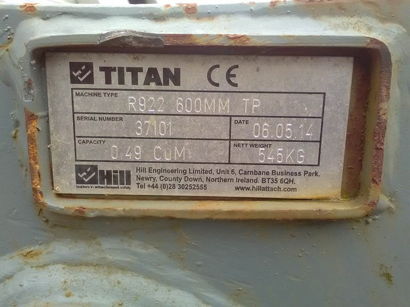 Liebherr R 922 - 0,60 mtr - Bucket/Schaufel/Dichte bak - Cupă: Foto 5 Liebherr R 922 - 0,60 mtr - Bucket/Schaufel/Dichte bak - Cupă: Foto 5