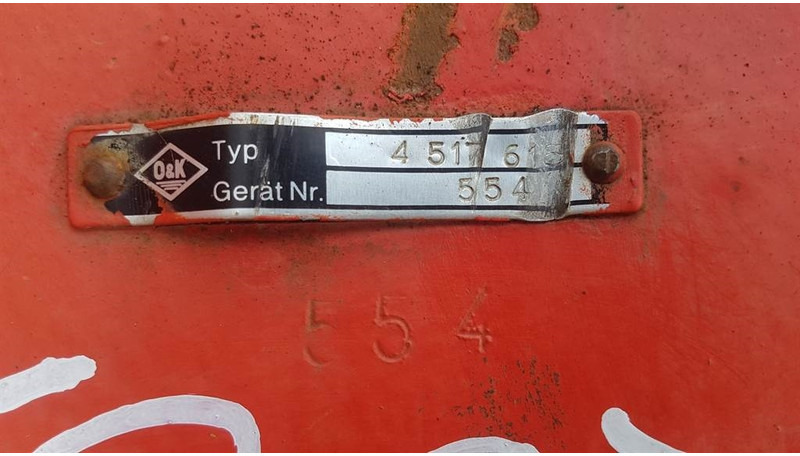 O & K 4517615 - O&K L 35 - Axle/Achse/As - Punte şi piese pentru Utilaje constructii: Foto 5 O & K 4517615 - O&K L 35 - Axle/Achse/As - Punte şi piese pentru Utilaje constructii: Foto 5