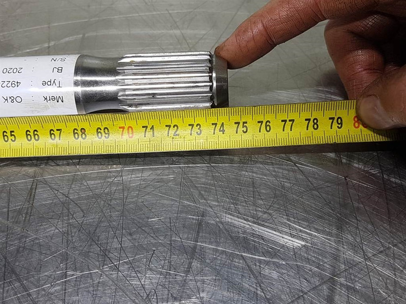 O & K L10.5-4922478-Joint shaft/Steckwelle/Steekas - Punte şi piese pentru Utilaje constructii: Foto 5 O & K L10.5-4922478-Joint shaft/Steckwelle/Steekas - Punte şi piese pentru Utilaje constructii: Foto 5