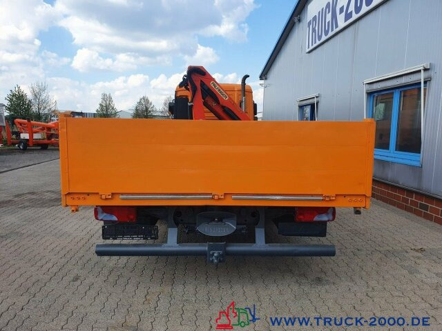 Camion platformă, Camion cu macara MAN TGL 12.250 Kran PK11001 7.6 m = 1.24 to. 2 x AHK: Foto 12