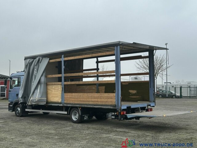 Camion cu prelată MAN TGL 9.210 Schiebeplane L+R LBW Großes Haus/ Bett: Foto 7