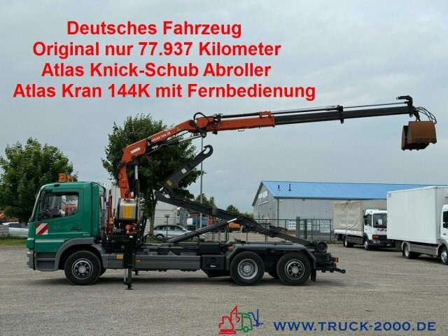Mercedes-Benz 2024 Atlas Abroller Atlas Kran FB Nur77.937 KM - Camion cu cârlig, Camion cu macara: Foto 1 Mercedes-Benz 2024 Atlas Abroller Atlas Kran FB Nur77.937 KM - Camion cu cârlig, Camion cu macara: Foto 1