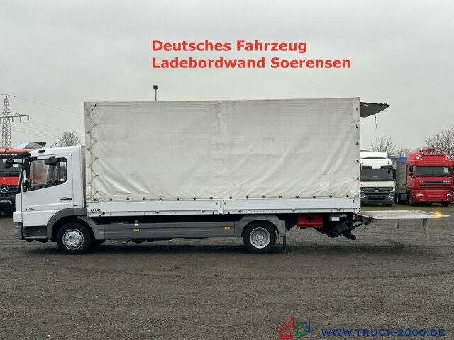 Mercedes-Benz Atego 816 Pritsche Plane LBW Original 113.559km - Camion cu prelată: Foto 1 Mercedes-Benz Atego 816 Pritsche Plane LBW Original 113.559km - Camion cu prelată: Foto 1