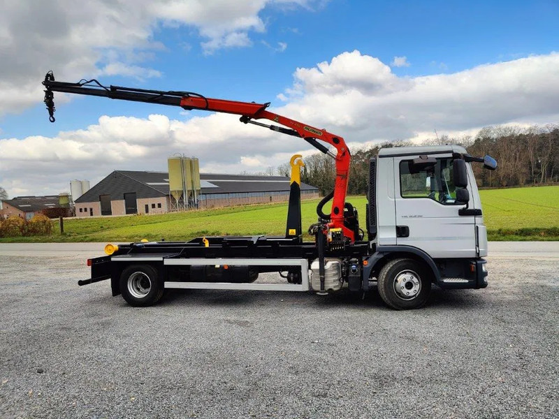 MAN TGL 12.250 Containersysteem Jimeca met kraan Palfinger PK4501 - Camion cu cârlig, Camion cu macara: Foto 4 MAN TGL 12.250 Containersysteem Jimeca met kraan Palfinger PK4501 - Camion cu cârlig, Camion cu macara: Foto 4