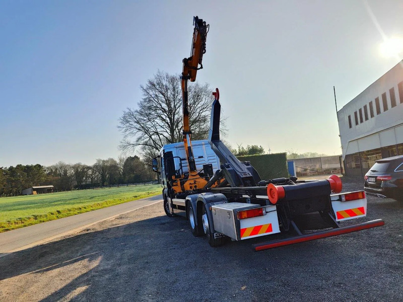 MAN TGX 26.400 6x2 Euro5 Container LEEBUR + Crane Effer 145 - Camion cu cârlig, Camion cu macara: Foto 3 MAN TGX 26.400 6x2 Euro5 Container LEEBUR + Crane Effer 145 - Camion cu cârlig, Camion cu macara: Foto 3