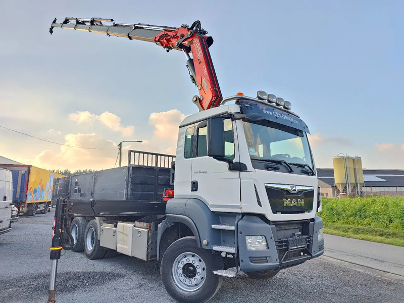 MAN Tridem 8x4 Euro6 Kipper Kraan Fassi F365 - Camion basculantă, Camion cu macara: Foto 1 MAN Tridem 8x4 Euro6 Kipper Kraan Fassi F365 - Camion basculantă, Camion cu macara: Foto 1