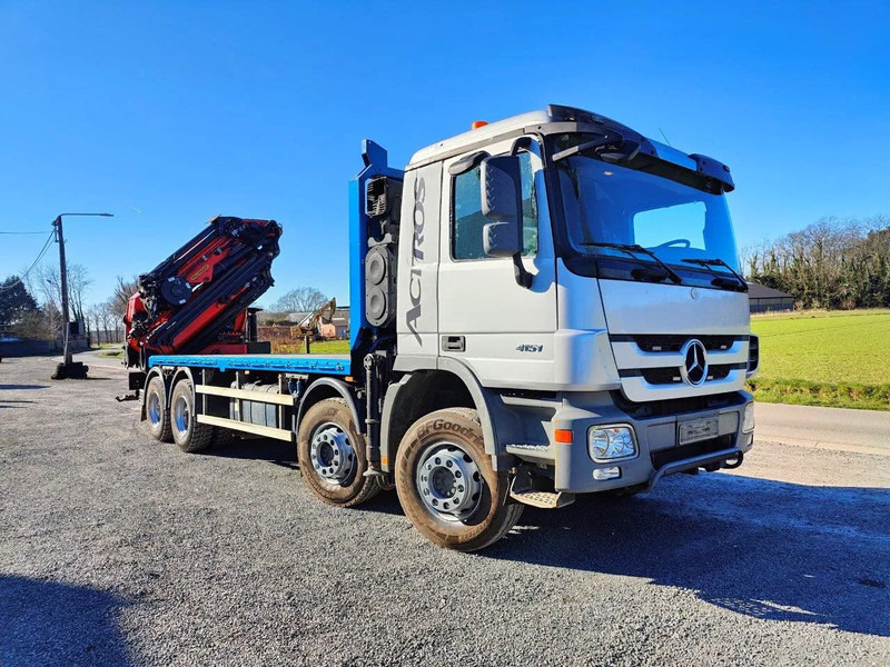 Mercedes-Benz Actros 4151 V8 8x4 Palfinger PK78002 + Flyjib PJ170 - Camion platformă, Camion cu macara: Foto 2 Mercedes-Benz Actros 4151 V8 8x4 Palfinger PK78002 + Flyjib PJ170 - Camion platformă, Camion cu macara: Foto 2