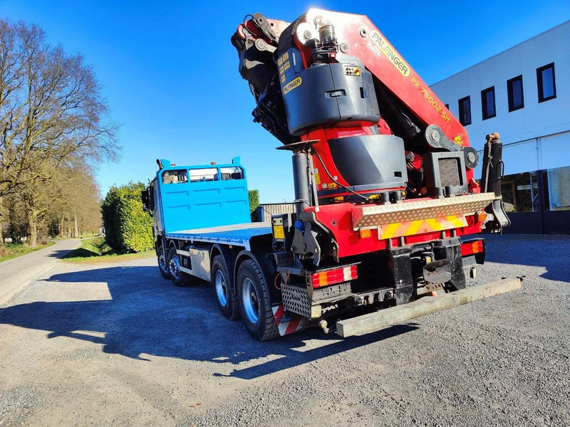 Mercedes-Benz Actros 4151 V8 8x4 roofcrane / dachdecker Palfinger PK78002 + Flyjib PJ170 - Camion platformă, Camion cu macara: Foto 4 Mercedes-Benz Actros 4151 V8 8x4 roofcrane / dachdecker Palfinger PK78002 + Flyjib PJ170 - Camion platformă, Camion cu macara: Foto 4