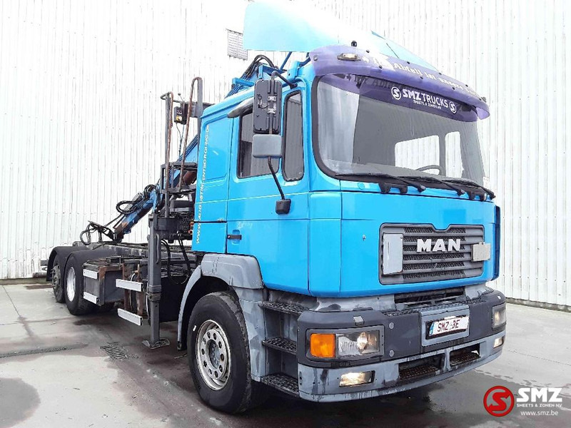 MAN 26.403 Atlas 140.1vA19 - Camion platformă, Camion cu macara: Foto 1 MAN 26.403 Atlas 140.1vA19 - Camion platformă, Camion cu macara: Foto 1