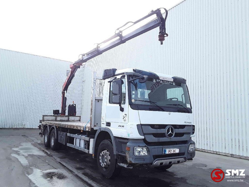 Mercedes-Benz Actros 2636 fassi f 155 full steeleps - Camion platformă, Camion cu macara: Foto 1 Mercedes-Benz Actros 2636 fassi f 155 full steeleps - Camion platformă, Camion cu macara: Foto 1