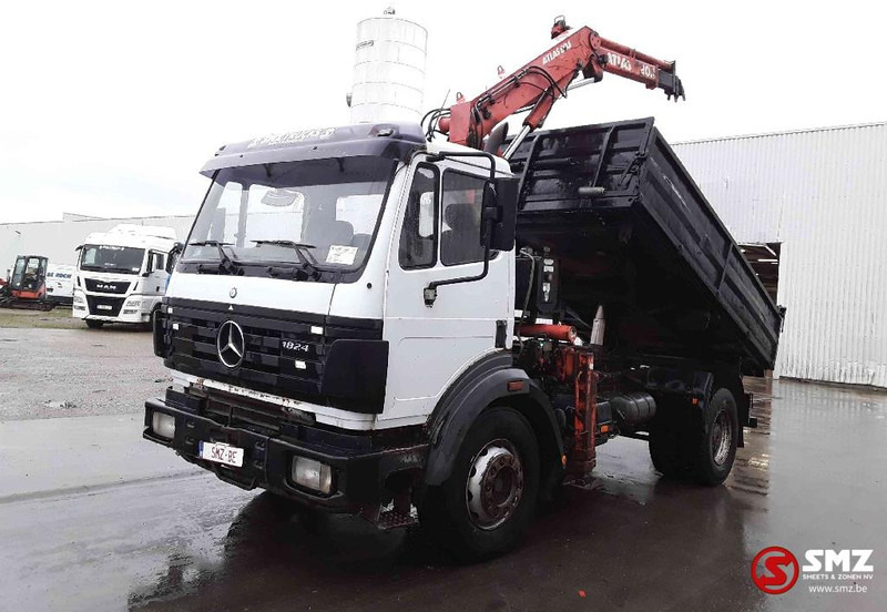 Mercedes-Benz SK 1824 lames grue - Camion basculantă, Camion cu macara: Foto 3 Mercedes-Benz SK 1824 lames grue - Camion basculantă, Camion cu macara: Foto 3