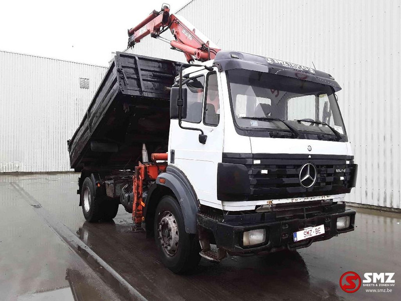 Mercedes-Benz SK 1824 lames grue - Camion basculantă, Camion cu macara: Foto 1 Mercedes-Benz SK 1824 lames grue - Camion basculantă, Camion cu macara: Foto 1