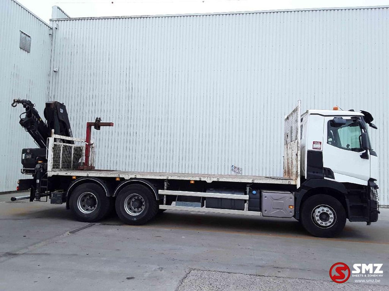 Renault C 380 hiab 188-3 remote - Camion platformă, Camion cu macara: Foto 4 Renault C 380 hiab 188-3 remote - Camion platformă, Camion cu macara: Foto 4