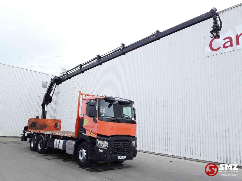 Renault C 430 Hiab 188_es 5+remote - Camion platformă, Camion cu macara: Foto 1 Renault C 430 Hiab 188_es 5+remote - Camion platformă, Camion cu macara: Foto 1