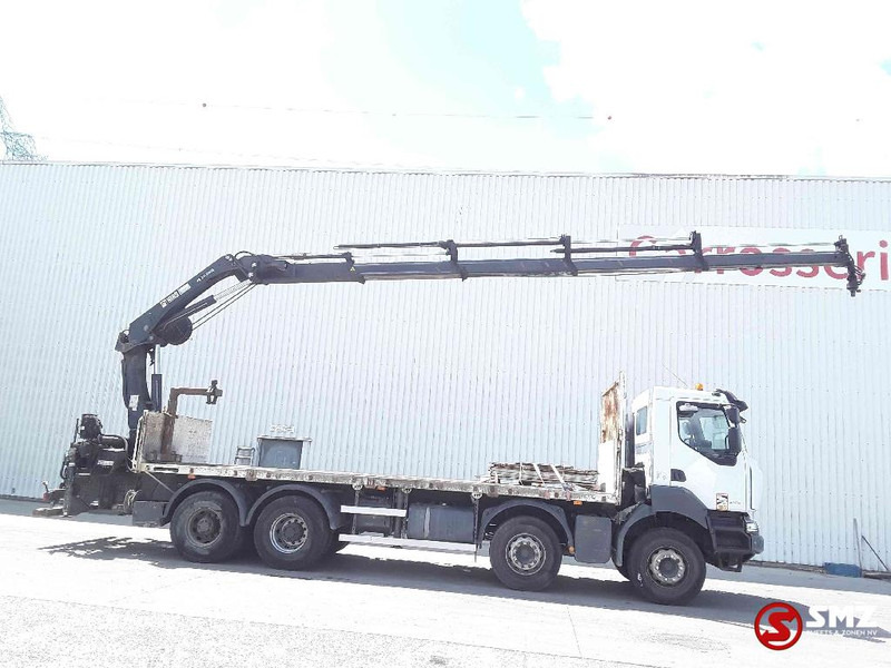 Renault Kerax 430 hiab 211 /4 +remote - Camion platformă, Camion cu macara: Foto 4 Renault Kerax 430 hiab 211 /4 +remote - Camion platformă, Camion cu macara: Foto 4